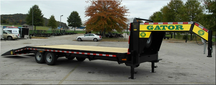 Gooseneck flat bed trailer for sale14k  Martin County, North Carolina